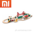 Mitu Electric Toy Train Conjunto de blocos de construção de Mitu